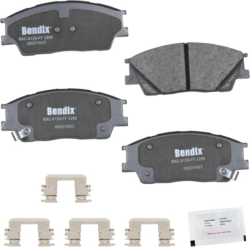 Bendix Priority1 CFC2285 Ceramic Front Brake Pads for Hyundai Venue 2024-2020, Kia Soul 2023-2020 - Image 1